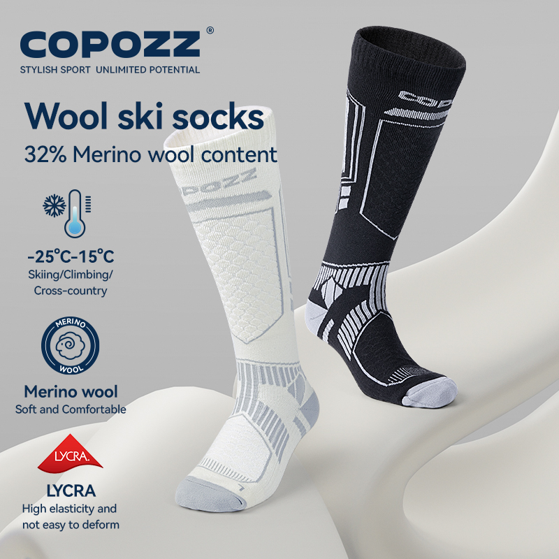 Thermal Sock Merino - COPOZZ New Winter Ski Socks Men