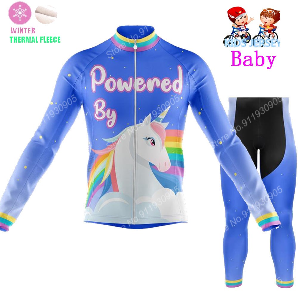 Winter Clothing Kids Sale - 2022 Kids Unicorn Cycling Jersey Winter