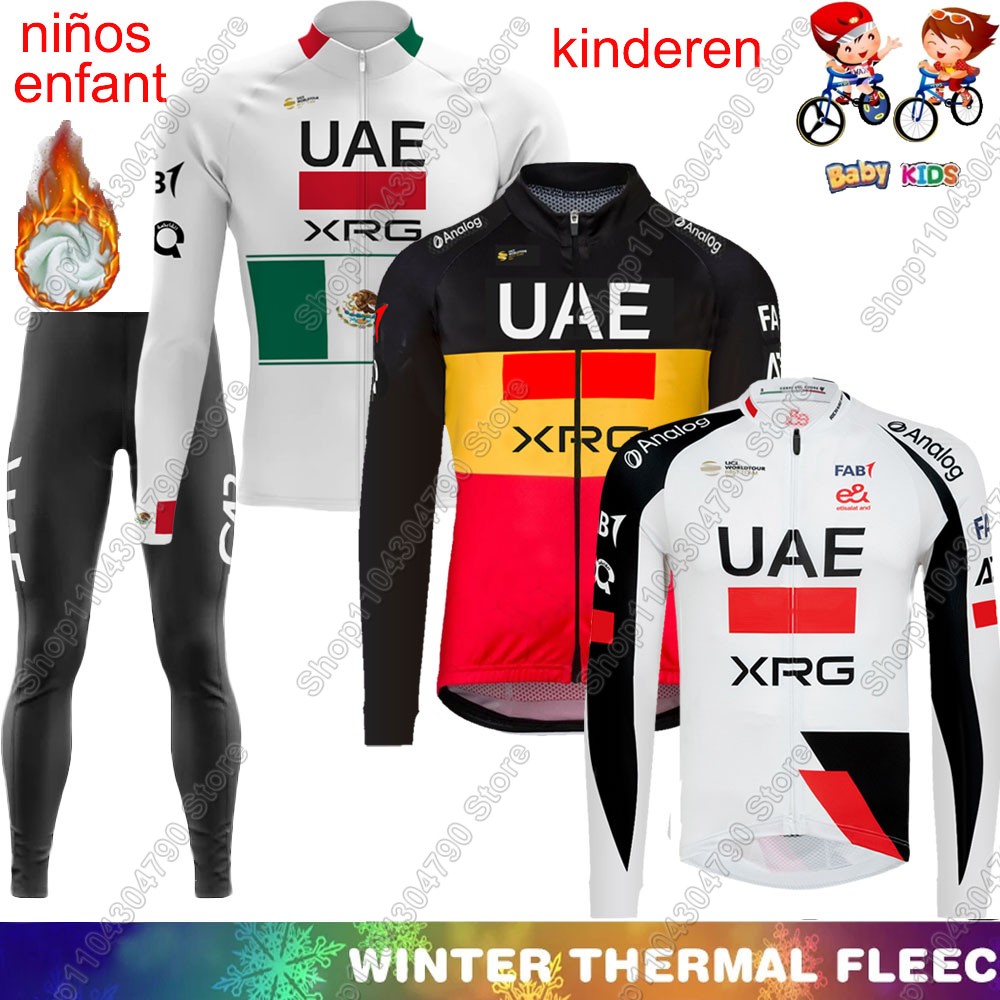 Winter Clothing Kids Sale - kids UAE Team 2026 Winter Cycling