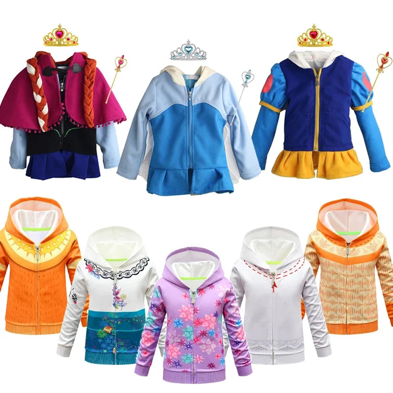 Kids Girls Elsa Snow White Ann - Winter Clothing Youtube 评论和价格