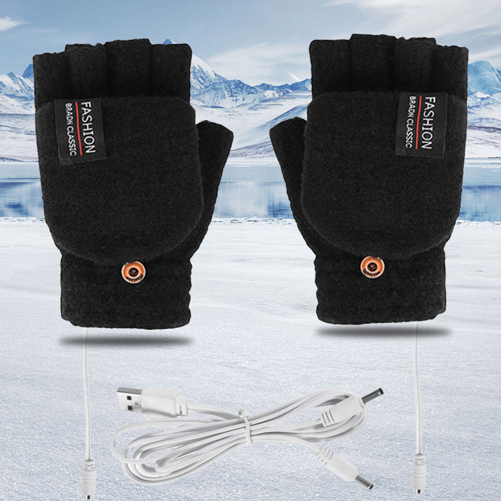 Electric USB Heating Gloves Ha - Hand Warmer Reusable 评论和价格