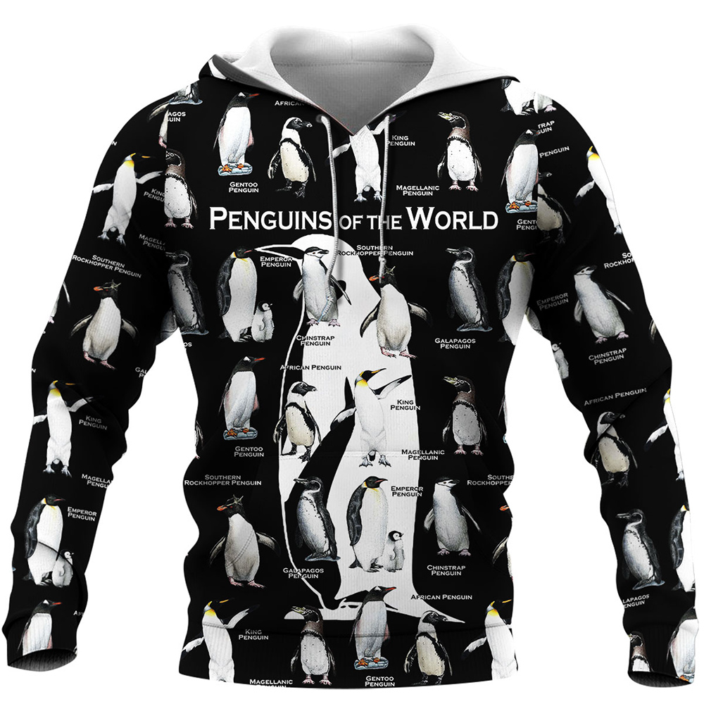 Cute Animal Penguins Type 3d P - Winter Clothing Types 评论和价格