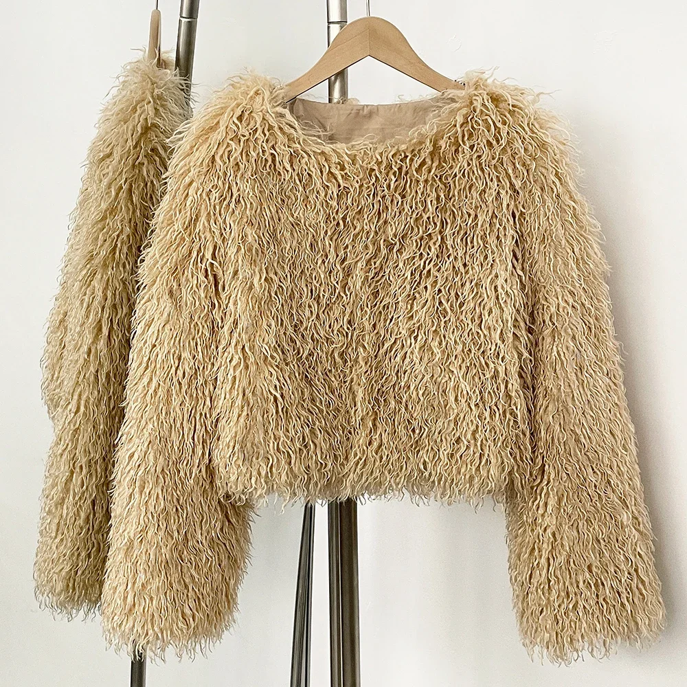 OFTBUY Faux Fur Jacket New Sty - Winter Clothing Manufacturers 评论和价格