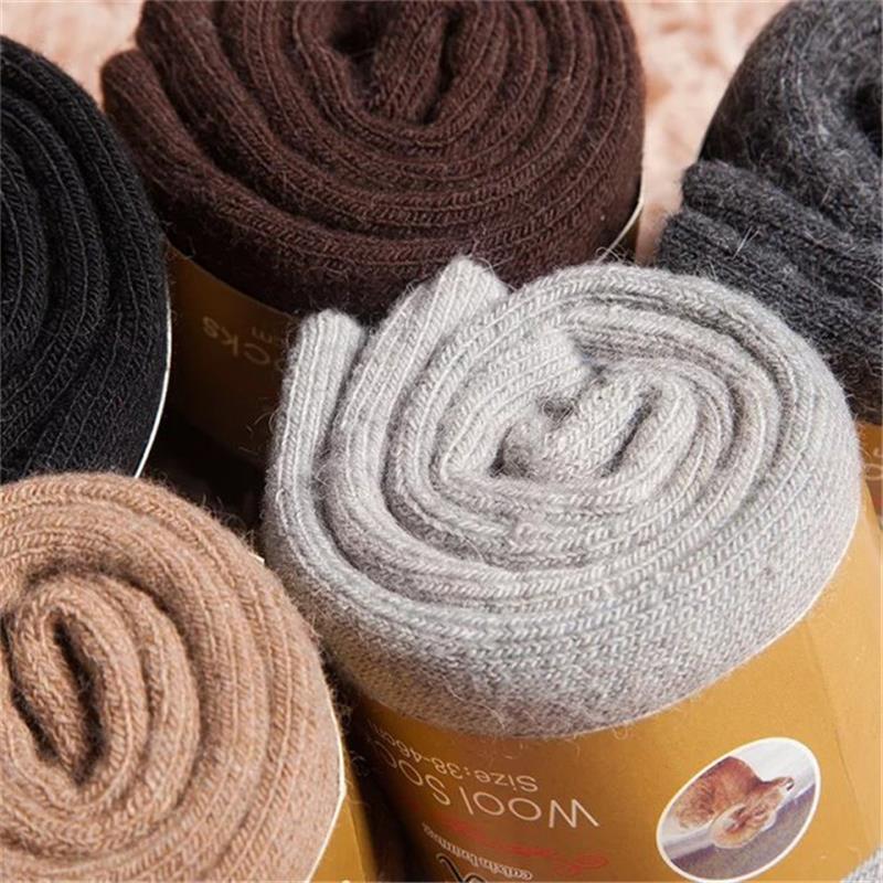 4Pairs/Lot Men's Winter Super  - Thermal Sock Merino 评论和价格