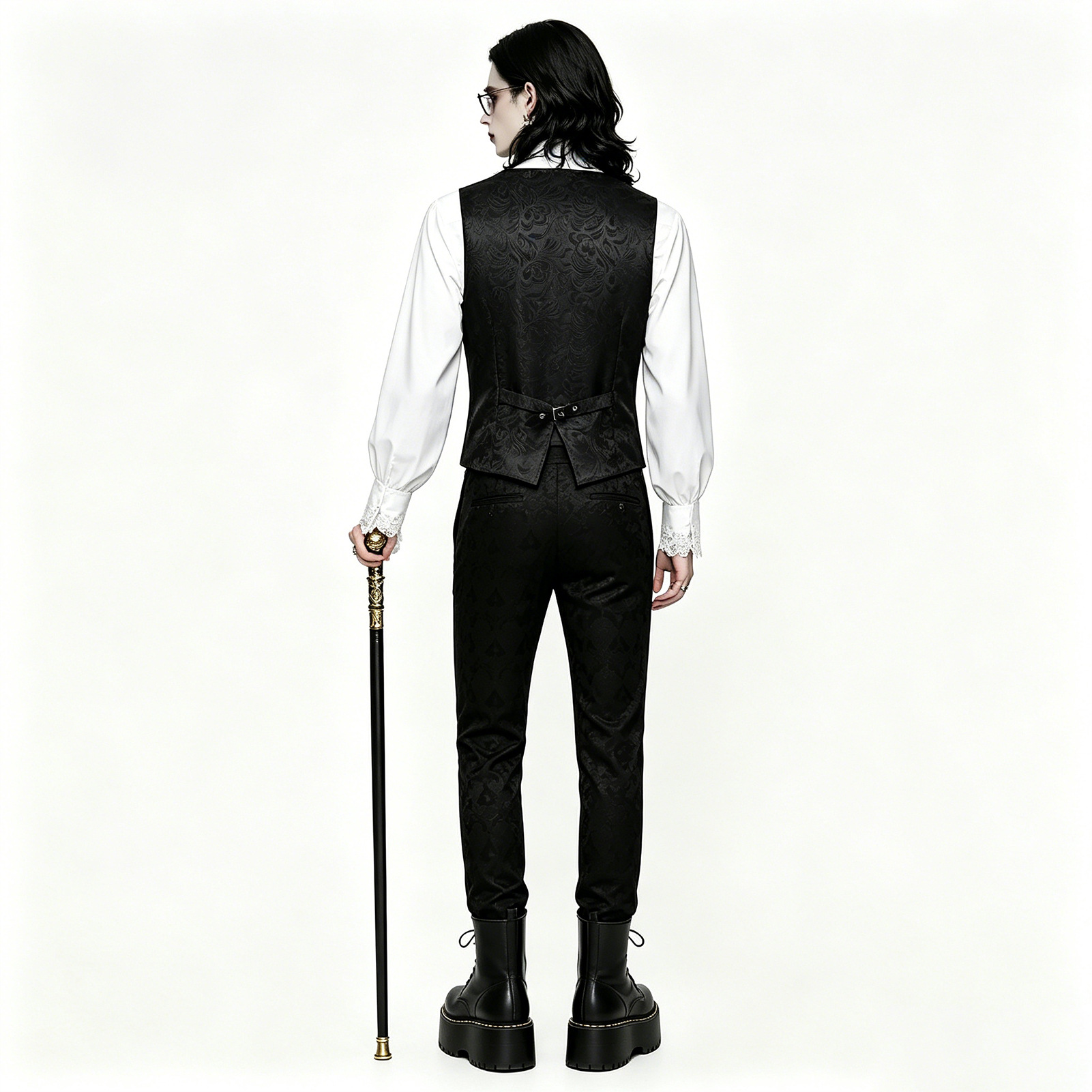 Men's Fashion Steam Punk Pure  - Winter Clothing Manufacturers 评论和价格