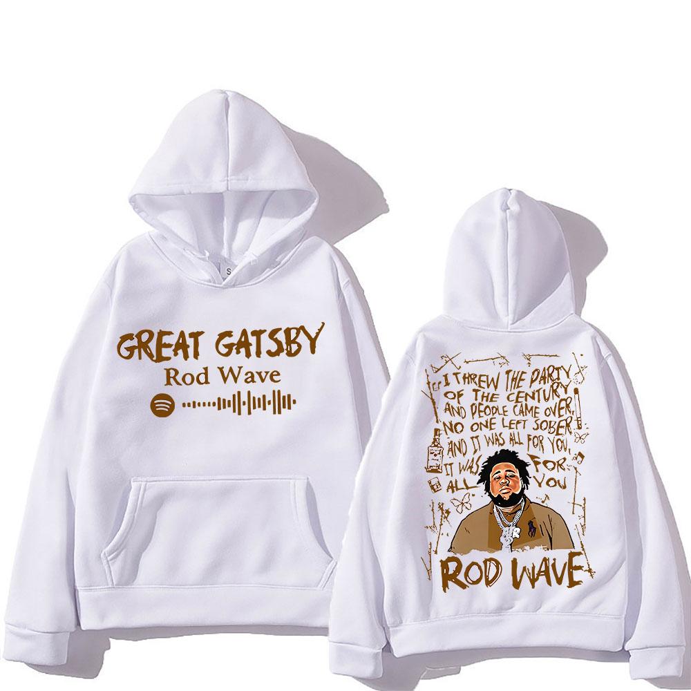 Rod Wave Graphic Printing Hood - Winter Clothing Drawing 评论和价格