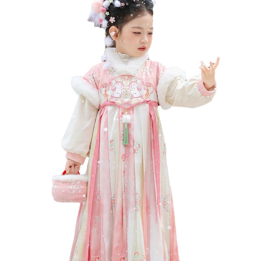 2025 Girls Fairy Hanfu Childre - Winter Clothing Baby Girl 评论和价格