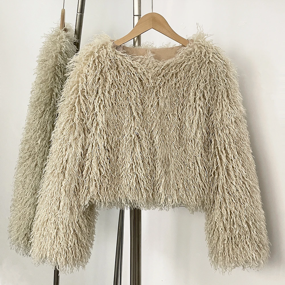 Fur Coat Eco-friendly Winter F - Winter Clothing Manufacturers 评论和价格