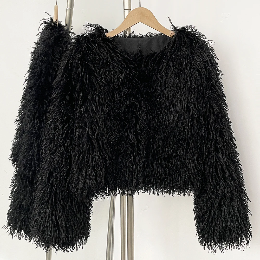 Fur Coat Eco-friendly Winter F - Winter Clothing Manufacturers 评论和价格