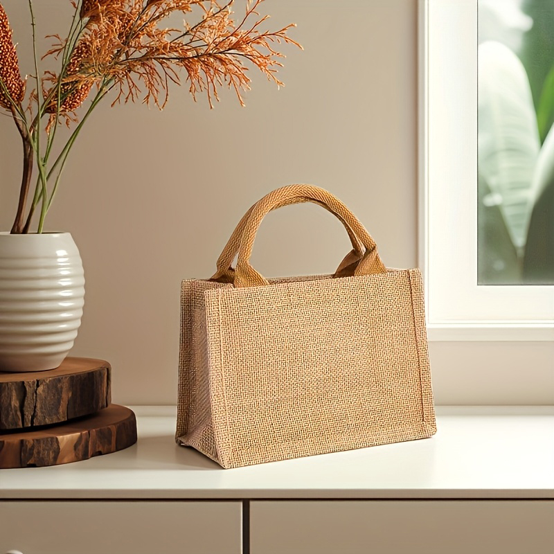 Linen Bags, Hand-Painted Tote  - Hand Warmer Reusable 评论和价格