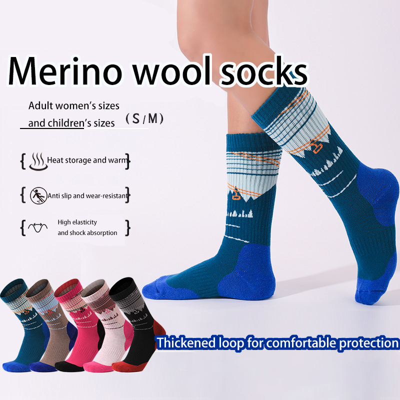 1 Pair Merino Wool Ski Socks f - Thermal Sock Merino 评论和价格