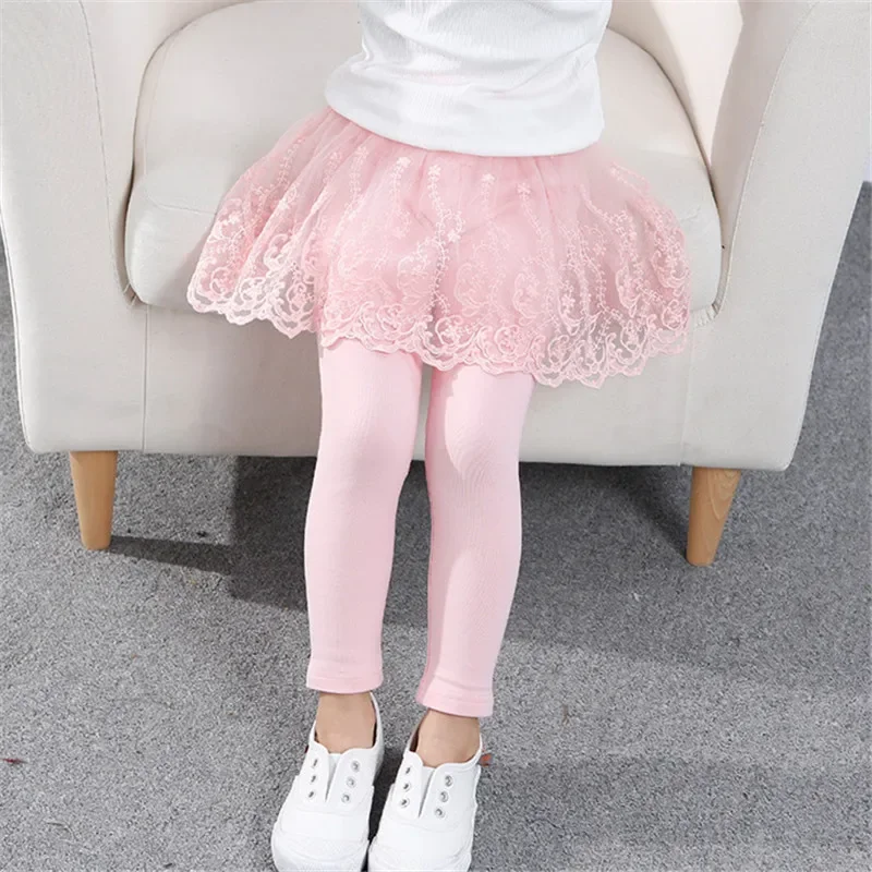 New Baby Girls Leggings Lace P - Winter Clothing Baby Girl 评论和价格