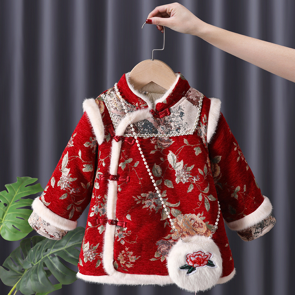 Winter Baby Girls Hanfu Kids P - Winter Clothing Baby Girl 评论和价格