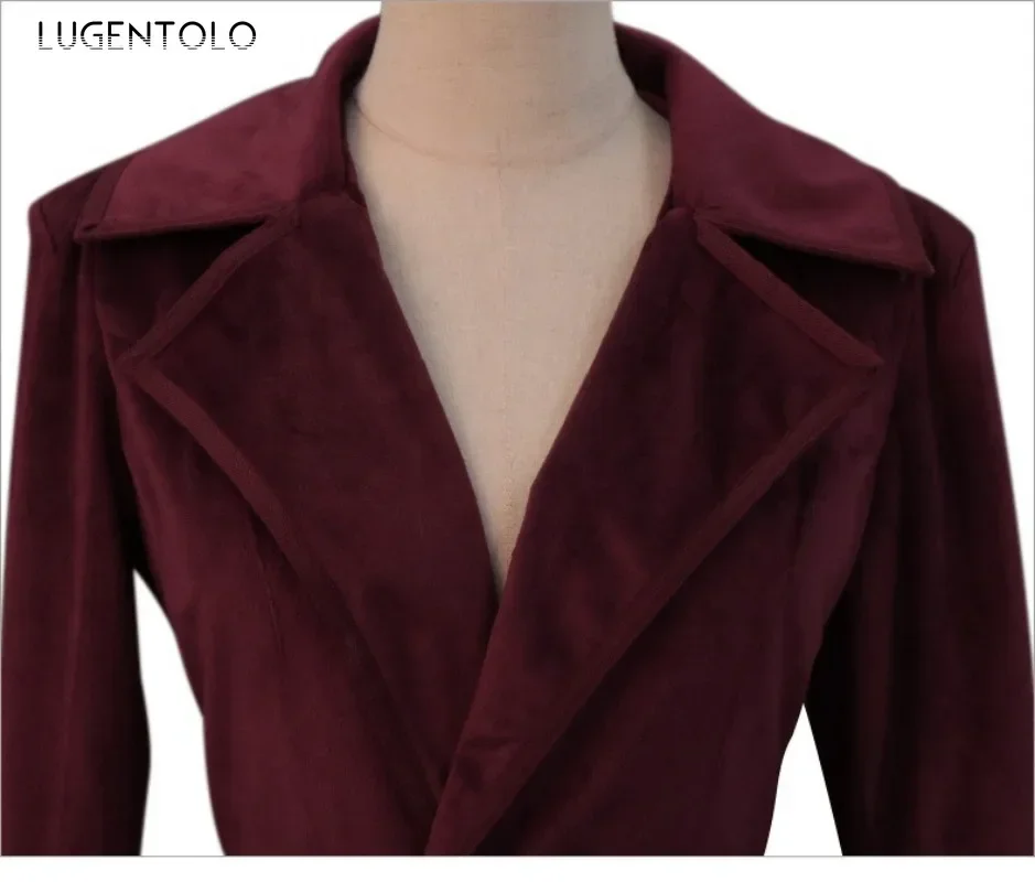 Women Elegant Trench Coat Autu - Winter Clothing Line 评论和价格