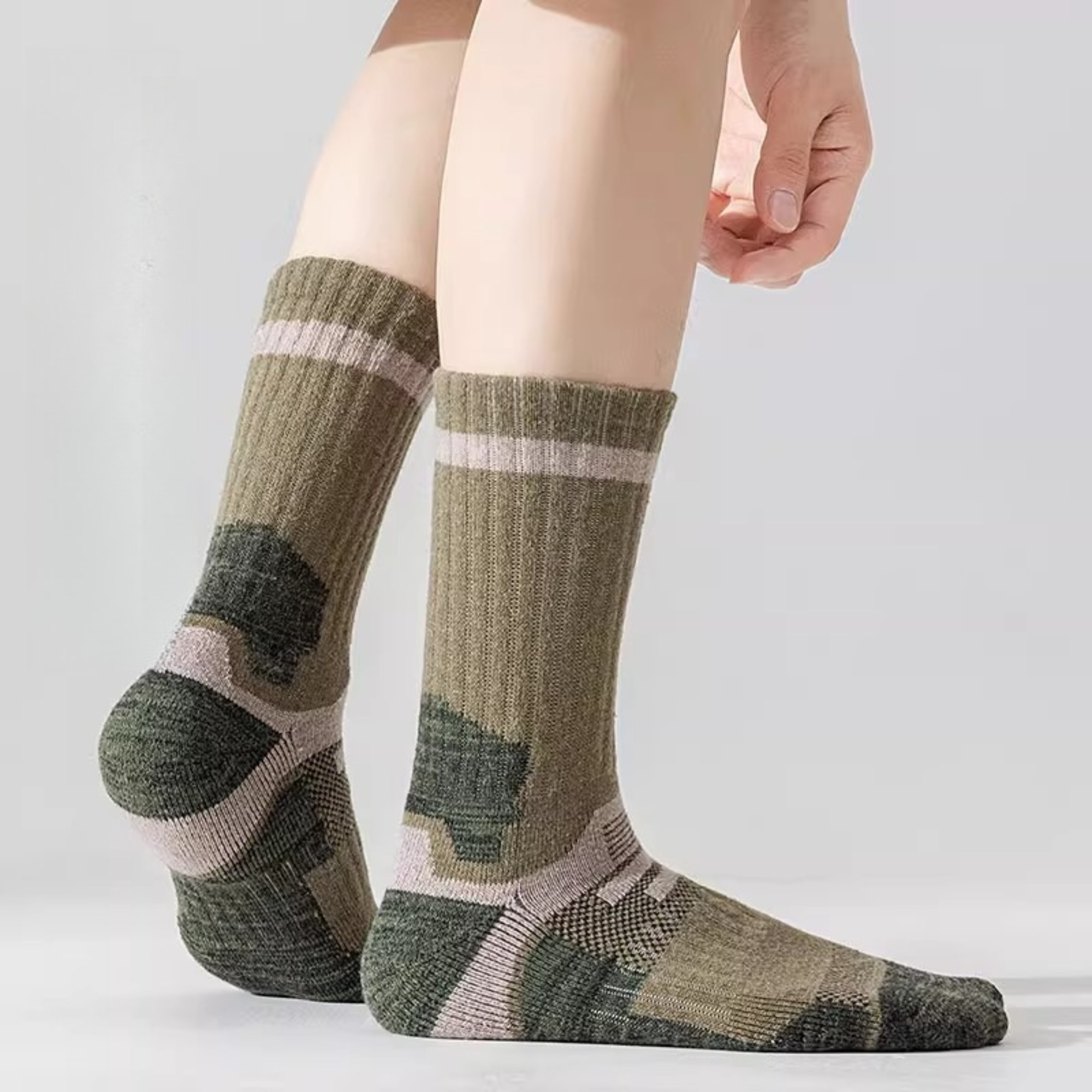 1/2Pairs Men Merino Wool Socks - Thermal Sock Merino 评论和价格