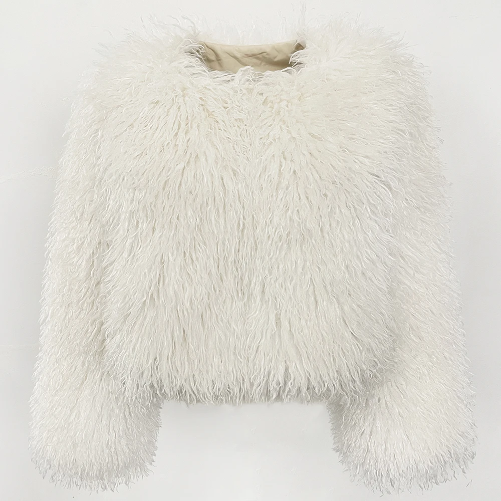 Faux Fur Coat Solid Color Wome - Winter Clothing Manufacturers 评论和价格