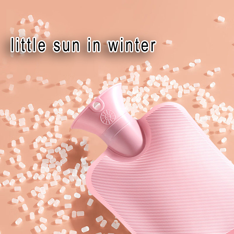 PVC Rubber Hot Water Bottle Wi - Hand Warmer Reusable 评论和价格