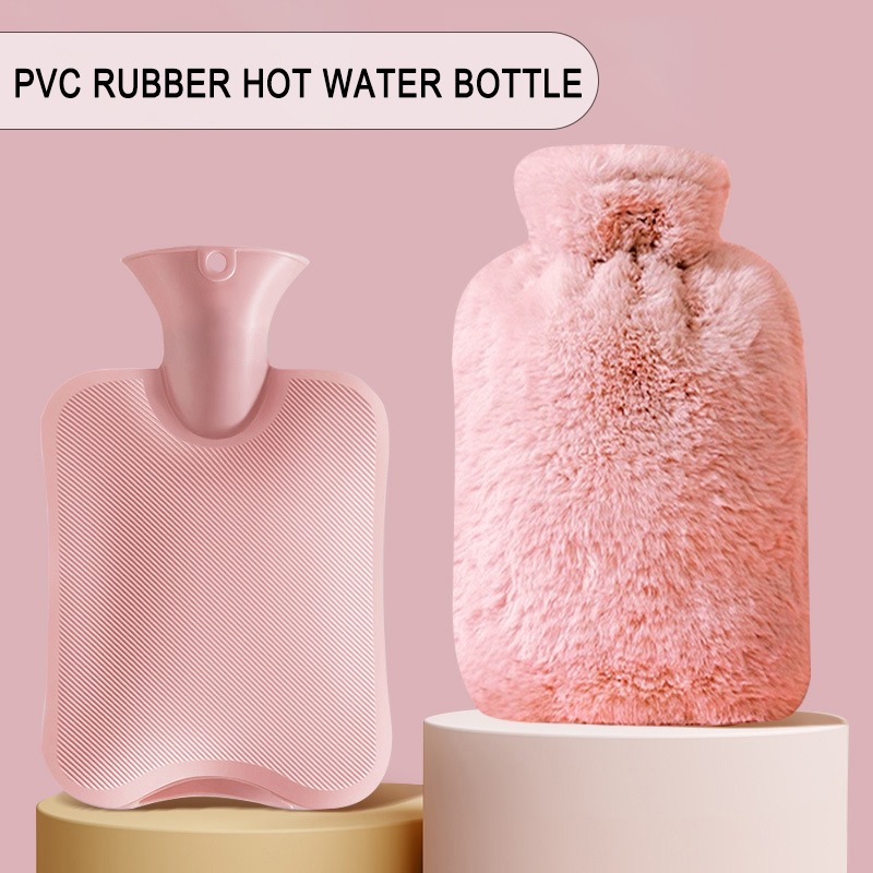 PVC Rubber Hot Water Bottle Wi - Hand Warmer Reusable 评论和价格