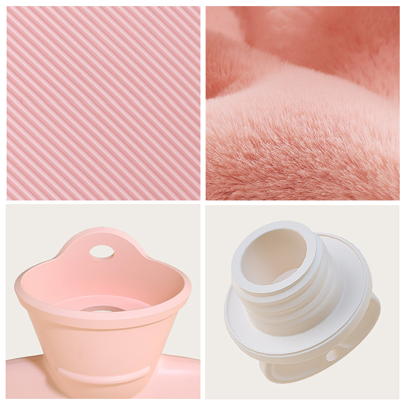 PVC Rubber Hot Water Bottle Wi - Hand Warmer Reusable 评论和价格