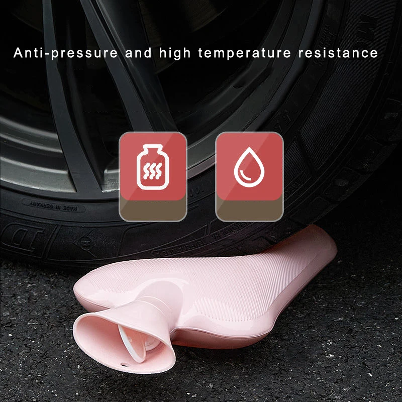 PVC Rubber Hot Water Bottle Wi - Hand Warmer Reusable 评论和价格