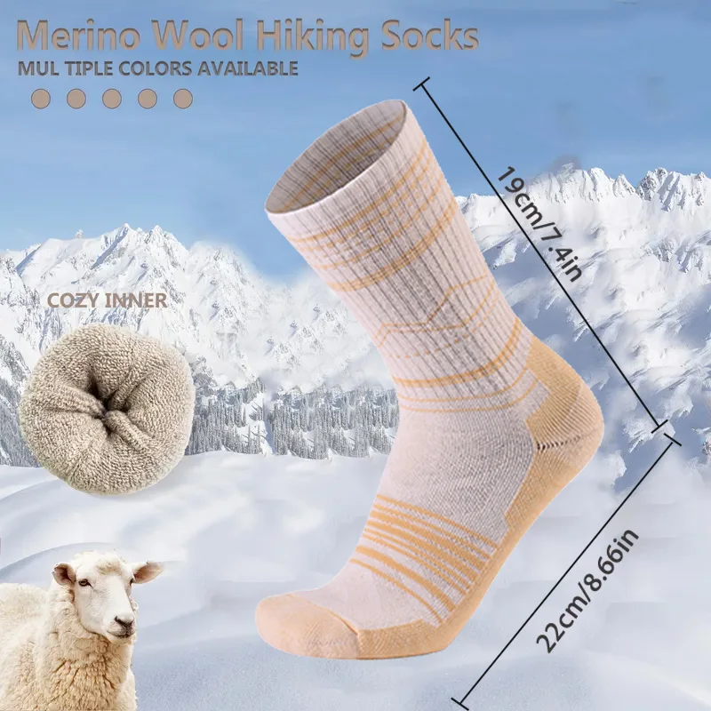 Merino Wool Boot Socks Thermal - Thermal Sock Merino 评论和价格