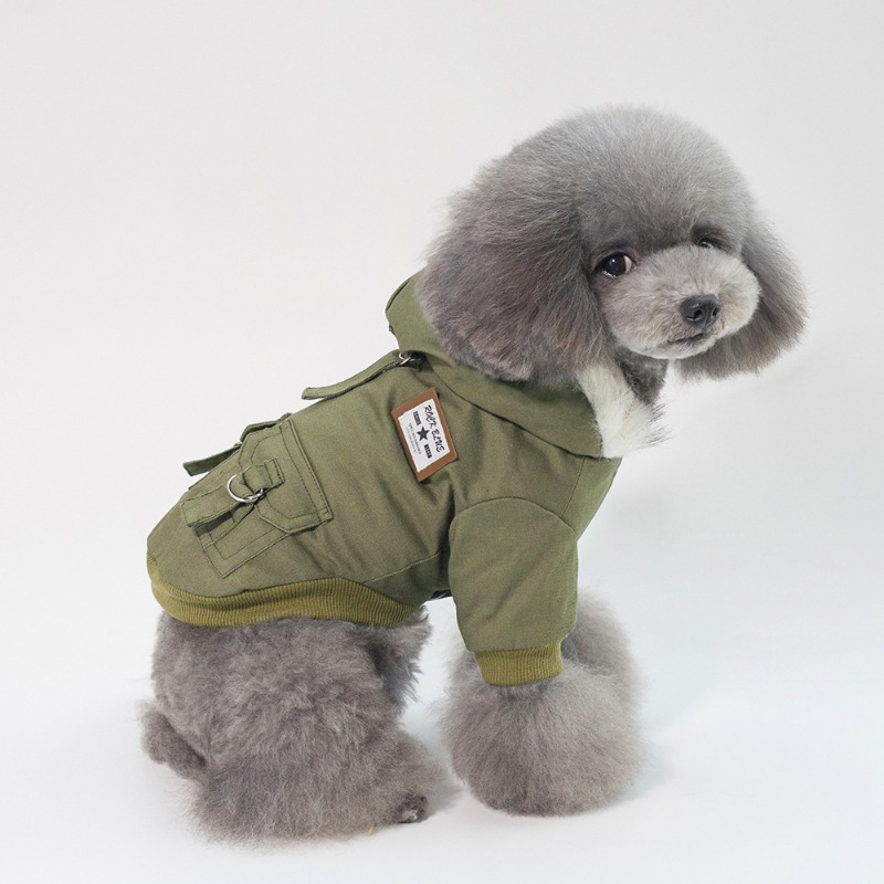 Warm Dog Hooded Jacket Multi P - Winter Clothing Line 评论和价格